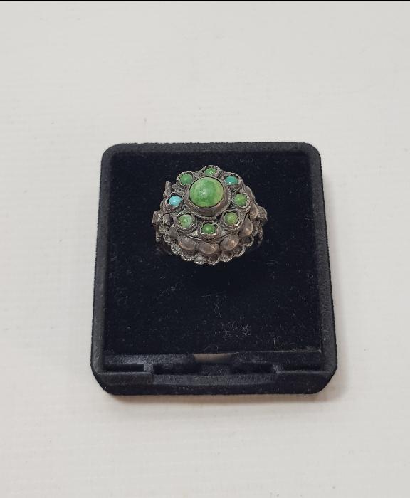 OSMANLI DÖNEMİ ÇOK NADİR GÜMÜŞ ZEHİR YÜZÜĞÜ