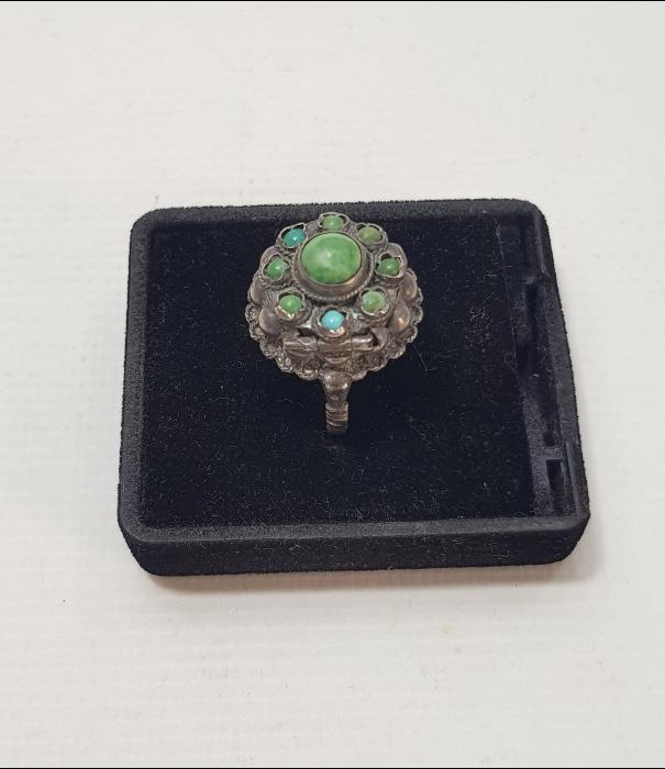 OSMANLI DÖNEMİ ÇOK NADİR GÜMÜŞ ZEHİR YÜZÜĞÜ