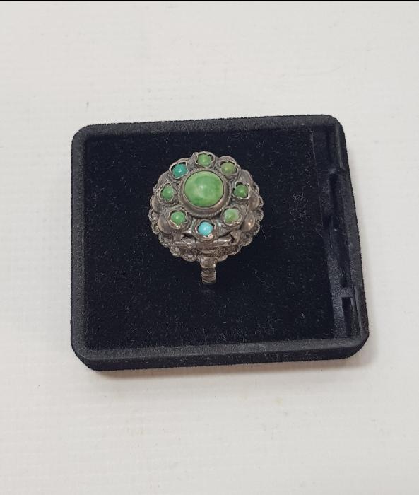 OSMANLI DÖNEMİ ÇOK NADİR GÜMÜŞ ZEHİR YÜZÜĞÜ