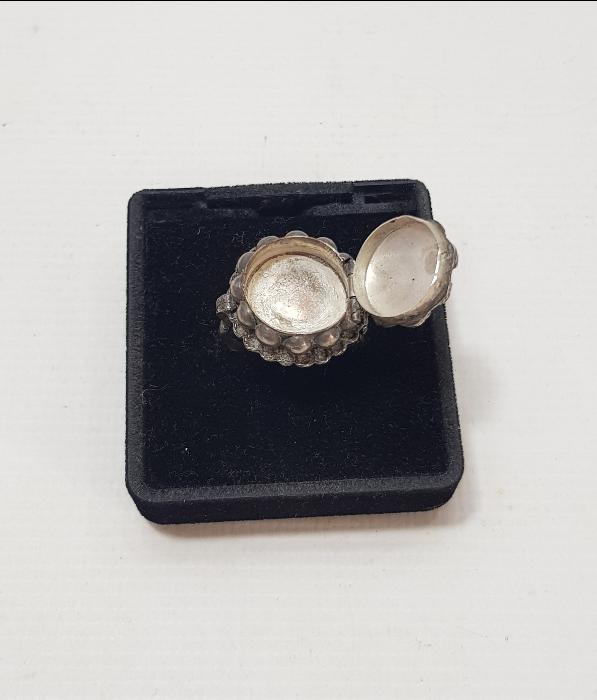 OSMANLI DÖNEMİ ÇOK NADİR GÜMÜŞ ZEHİR YÜZÜĞÜ