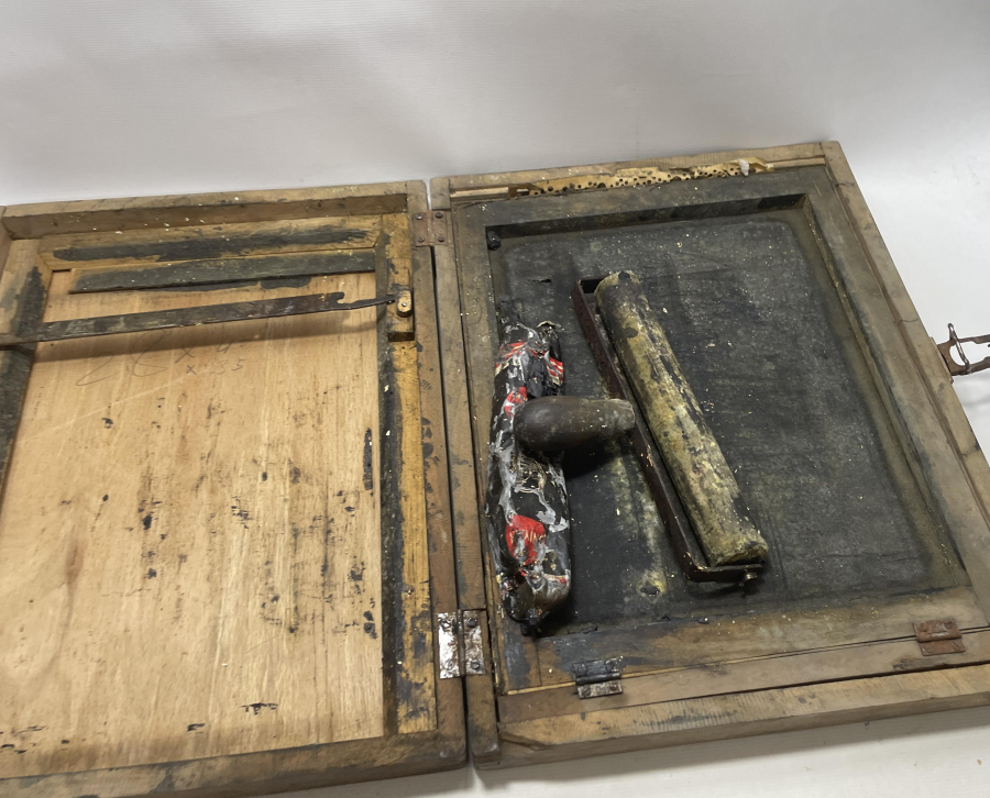 OSMANLI DÖNEMİ ÇOK NADİR MATBACI BASKI ALETİ