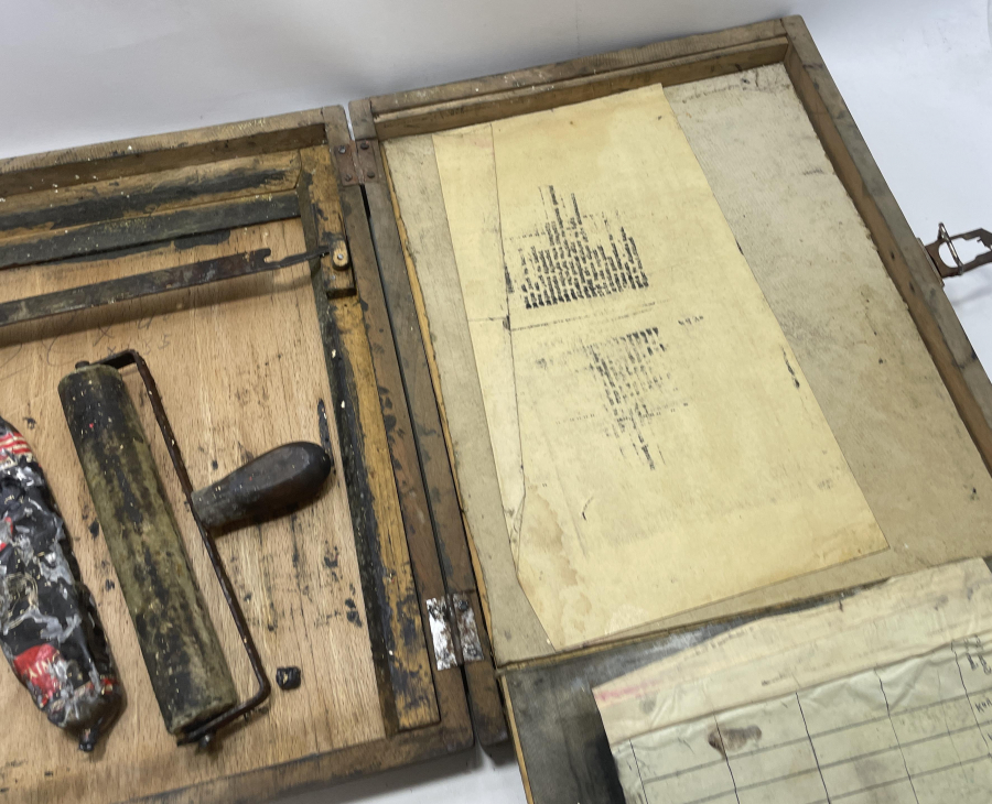 OSMANLI DÖNEMİ ÇOK NADİR MATBACI BASKI ALETİ