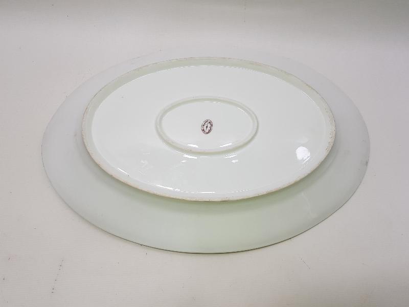 OSMANLI DÖNEMİ CONSTANTINOPLE DAMGALI DEV BOY PORSELEN SALATA TABAĞI