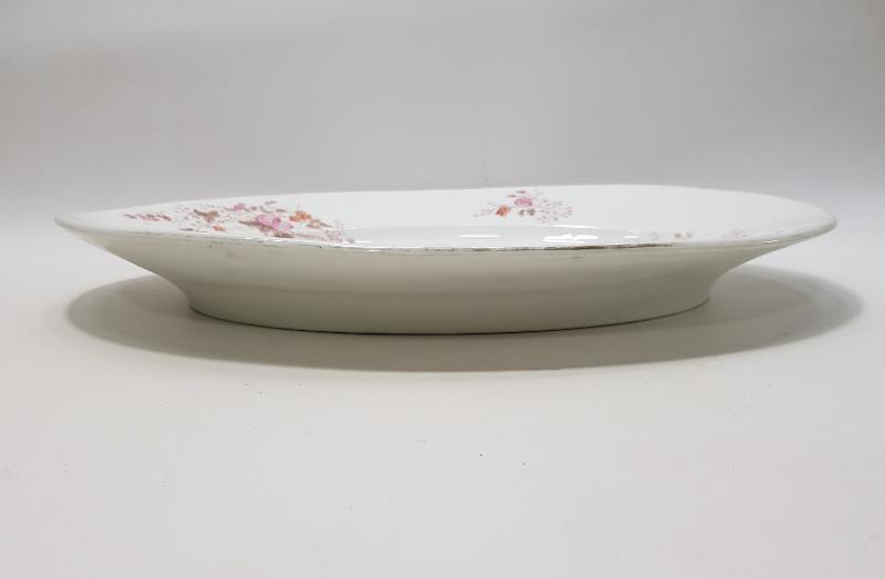 OSMANLI DÖNEMİ CONSTANTINOPLE DAMGALI DEV BOY PORSELEN SALATA TABAĞI