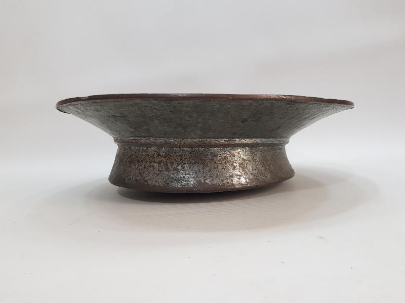 OSMANLI DÖNEMİ ERMENİCE YAZILI BAKIR İBRİK ALTLIĞI