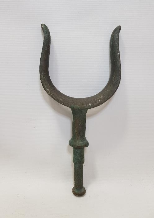 OSMANLI DÖNEMİ HİLAL FORMLU BRONZ ALEM