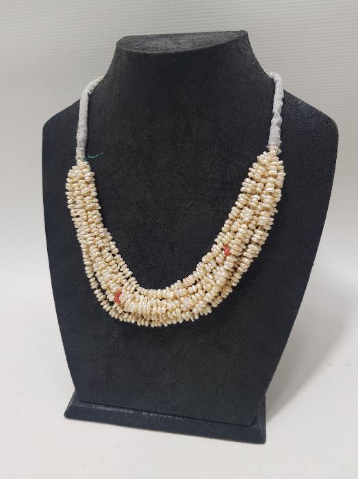 OSMANLI DÖNEMİ MERCANLI KUM İNCİ GERDANLIK