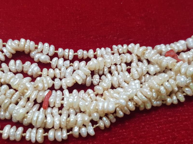 OSMANLI DÖNEMİ MERCANLI KUM İNCİ GERDANLIK