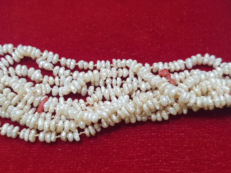 OSMANLI DÖNEMİ MERCANLI KUM İNCİ GERDANLIK