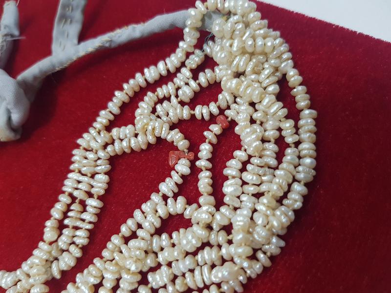 OSMANLI DÖNEMİ MERCANLI KUM İNCİ GERDANLIK