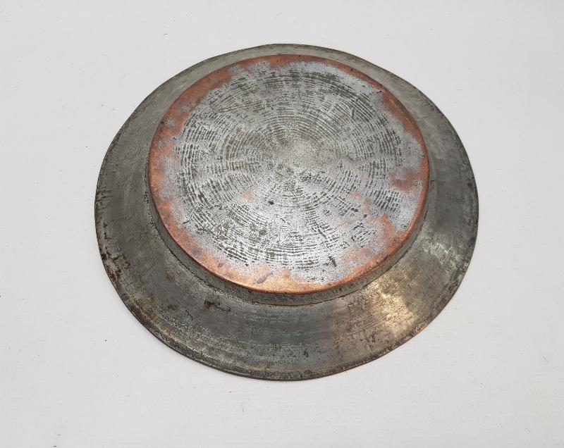 OSMANLI DÖNEMİ MEVLEVİ PİRİ ÇELEBİ HÜSEYİN 1132 YAZILI BAKIR TABAK