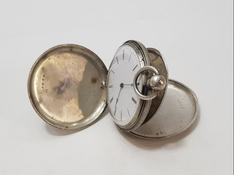 OSMANLI DÖNEMİ ROMA RAKAMLI GÜMÜŞ CEP SAATİ 