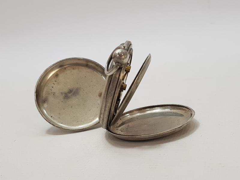 OSMANLI DÖNEMİ ROMA RAKAMLI GÜMÜŞ CEP SAATİ 