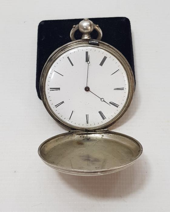 OSMANLI DÖNEMİ ROMA RAKAMLI GÜMÜŞ CEP SAATİ 