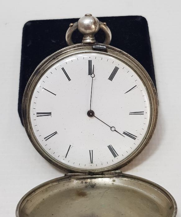 OSMANLI DÖNEMİ ROMA RAKAMLI GÜMÜŞ CEP SAATİ 