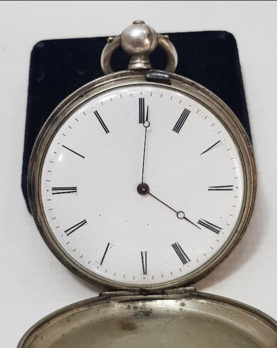 OSMANLI DÖNEMİ ROMA RAKAMLI GÜMÜŞ CEP SAATİ 