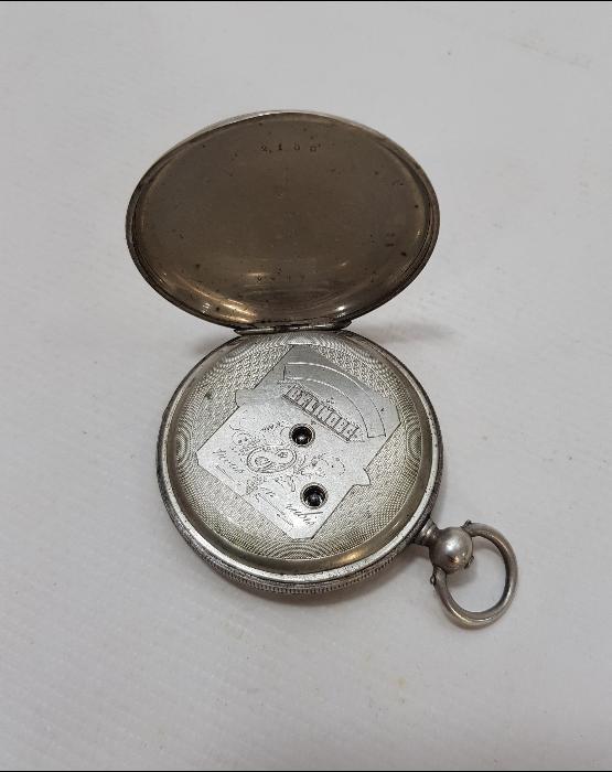 OSMANLI DÖNEMİ ROMA RAKAMLI GÜMÜŞ CEP SAATİ 