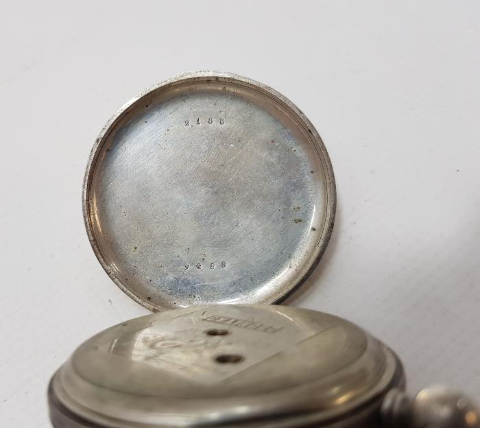 OSMANLI DÖNEMİ ROMA RAKAMLI GÜMÜŞ CEP SAATİ 