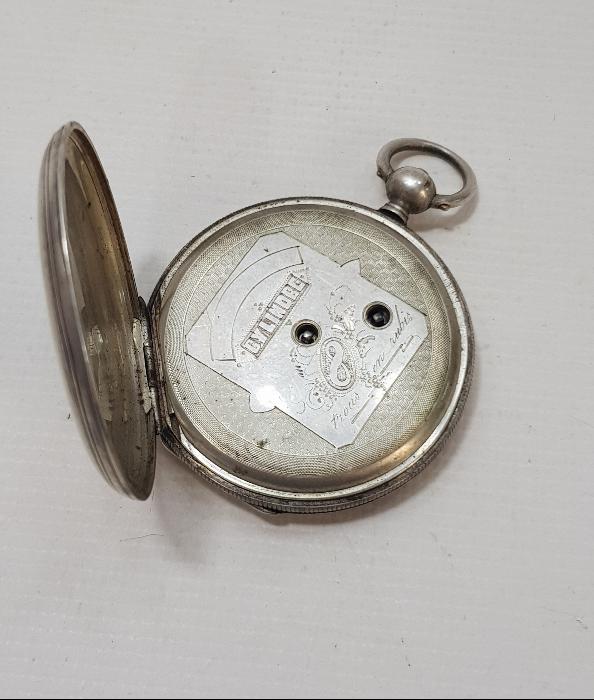 OSMANLI DÖNEMİ ROMA RAKAMLI GÜMÜŞ CEP SAATİ 