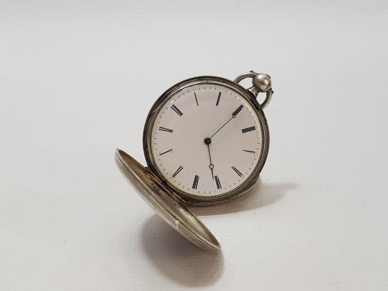 OSMANLI DÖNEMİ ROMA RAKAMLI GÜMÜŞ CEP SAATİ 