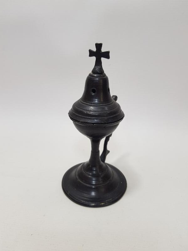 OSMANLI DÖNEMİ RUM İŞİ BRONZ BUHURDANLIK
