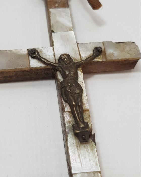 OSMANLI DÖNEMİ RUM İŞİ ÇARMIHA GERİLMİŞ HAZRETİ İSA İZTAVROZ