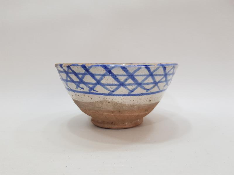 OSMANLICA ŞÜKÜR YAZILI ÇOK YAŞLI SERAMİK ÇORBA KASESİ 