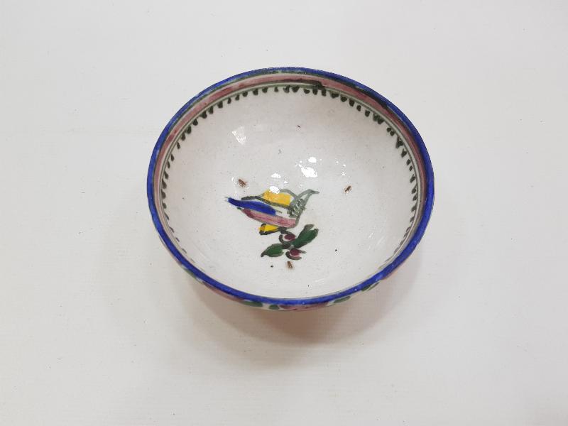 OSMANLICA ŞÜKÜR YAZILI ÇOK YAŞLI SERAMİK ÇORBA KASESİ 