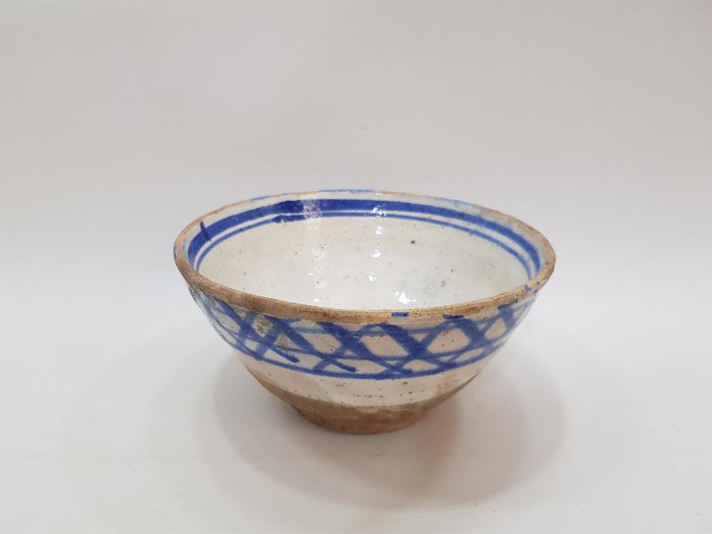 OSMANLICA ŞÜKÜR YAZILI ÇOK YAŞLI SERAMİK ÇORBA KASESİ 