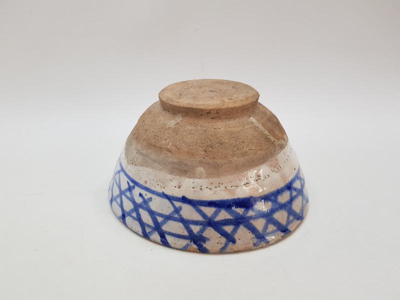 OSMANLICA ŞÜKÜR YAZILI ÇOK YAŞLI SERAMİK ÇORBA KASESİ 