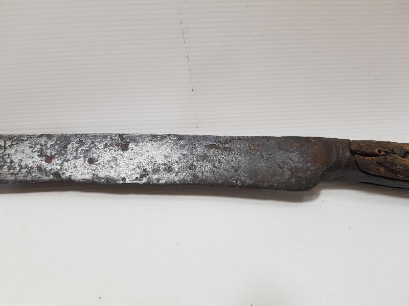 OSMANLICA YAZILI VE TARİHLİ YATAĞAN KILIÇ