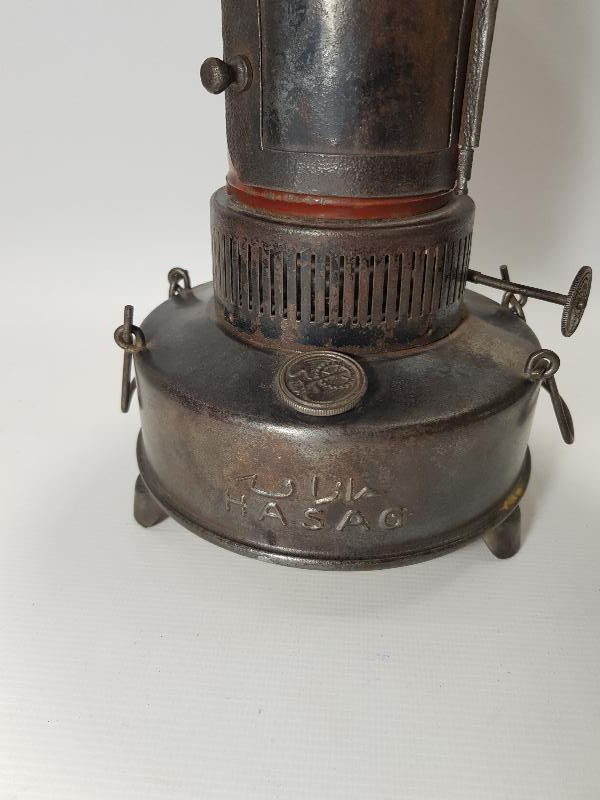 OSMANLICA YAZILI ÇOK NADİR EMAYE GAZ OCAĞI