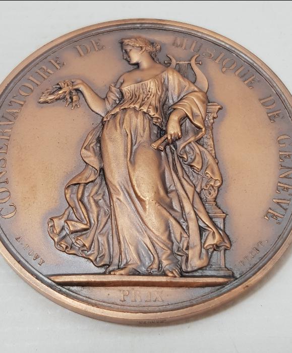 1900'LERDEN İSVİÇRE CENEVRE MÜZİK KONSERVATUARI MADALYASI