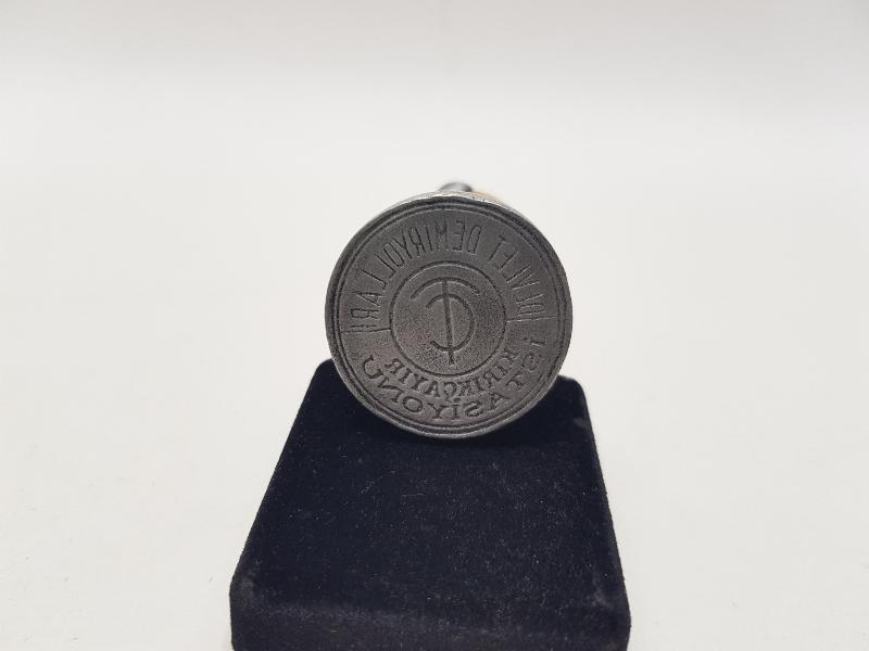 1930'LARDAN DEVLET DEMİRYOLLARI İSTASYON MÜHÜRÜ