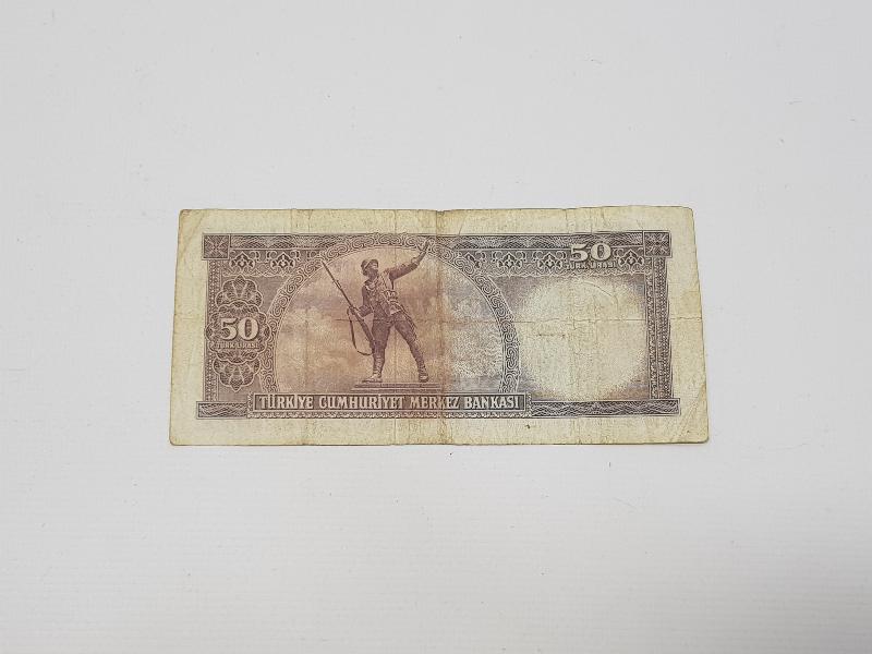 5. EMİSYON KAĞIT 50 LİRA 