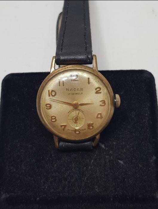 ALTIN KAPLAMA NACAR KOL SAATİ 