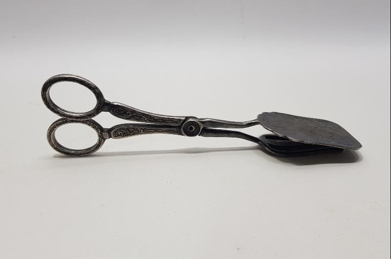 ANTİKA GÜMÜŞ KAPLAMA PASTA MAŞASI