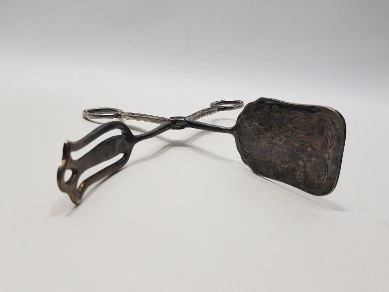 ANTİKA GÜMÜŞ KAPLAMA PASTA MAŞASI