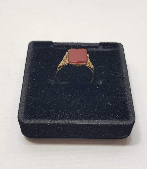 OSMANLI DÖNEMİ AKİK TAŞLI YÜZÜK