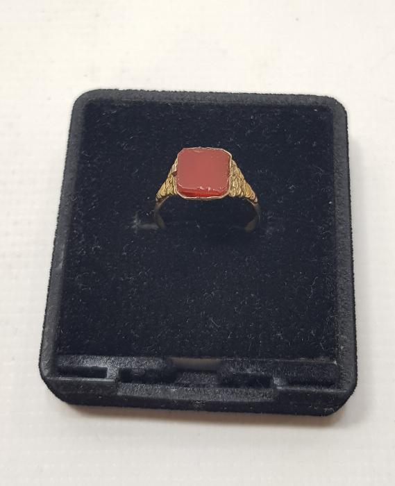 OSMANLI DÖNEMİ AKİK TAŞLI YÜZÜK