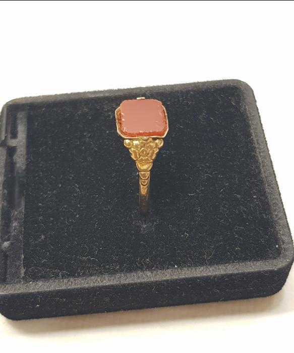 OSMANLI DÖNEMİ AKİK TAŞLI YÜZÜK