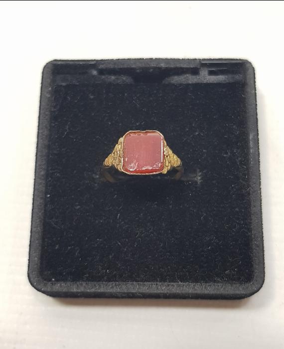 OSMANLI DÖNEMİ AKİK TAŞLI YÜZÜK