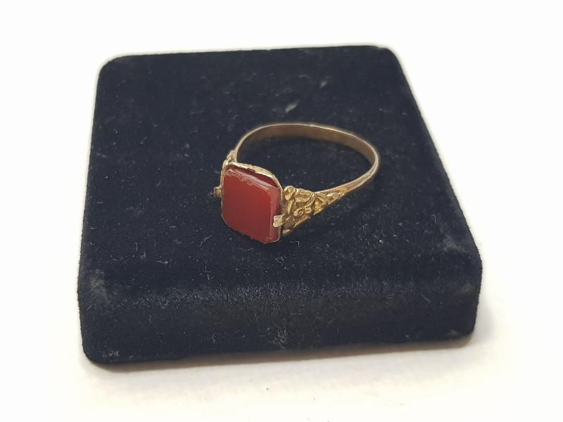 OSMANLI DÖNEMİ AKİK TAŞLI YÜZÜK