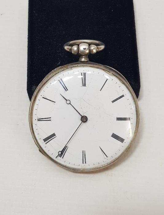 OSMANLI DÖNEMİ AVCI KASA GÜMÜŞ CEP SAATİ 