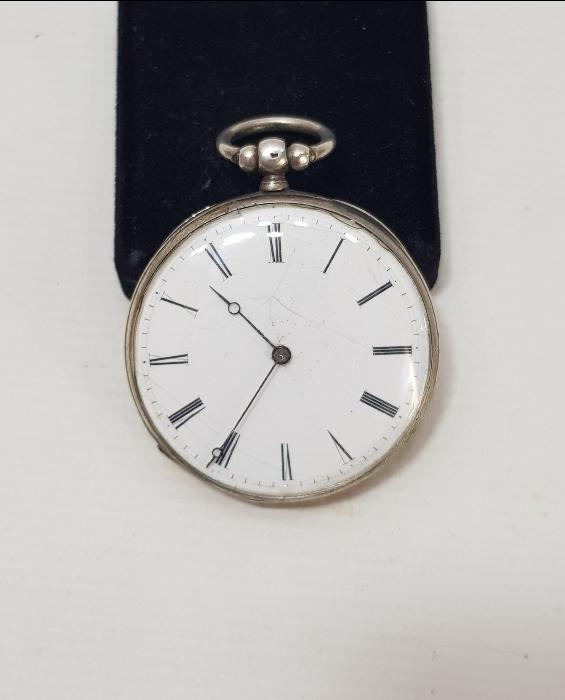 OSMANLI DÖNEMİ AVCI KASA GÜMÜŞ CEP SAATİ 