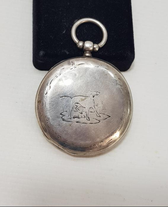 OSMANLI DÖNEMİ AVCI KASA GÜMÜŞ CEP SAATİ 