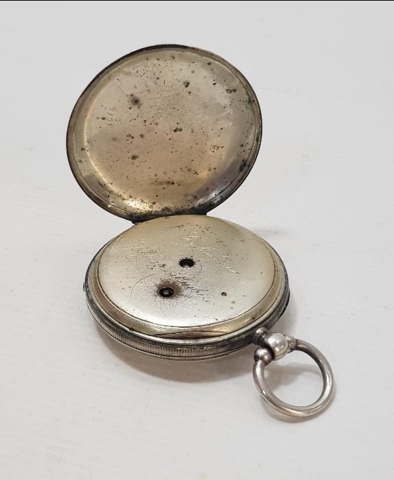 OSMANLI DÖNEMİ AVCI KASA GÜMÜŞ CEP SAATİ 