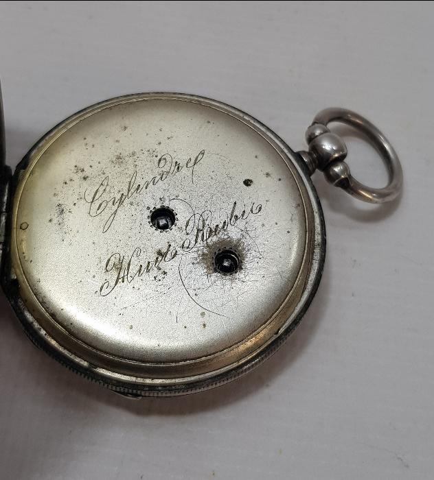 OSMANLI DÖNEMİ AVCI KASA GÜMÜŞ CEP SAATİ 