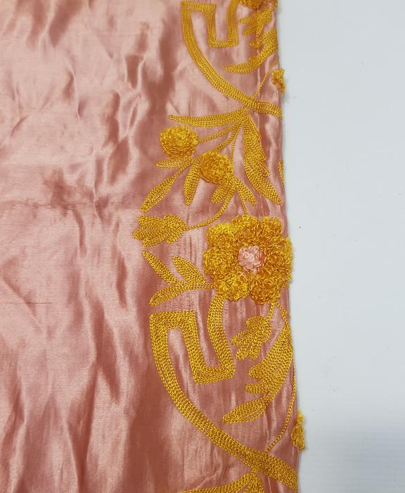 OSMANLI DÖNEMİ İPEK ATLAS YASTIK YÜZLERİ 