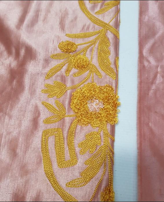 OSMANLI DÖNEMİ İPEK ATLAS YASTIK YÜZLERİ 